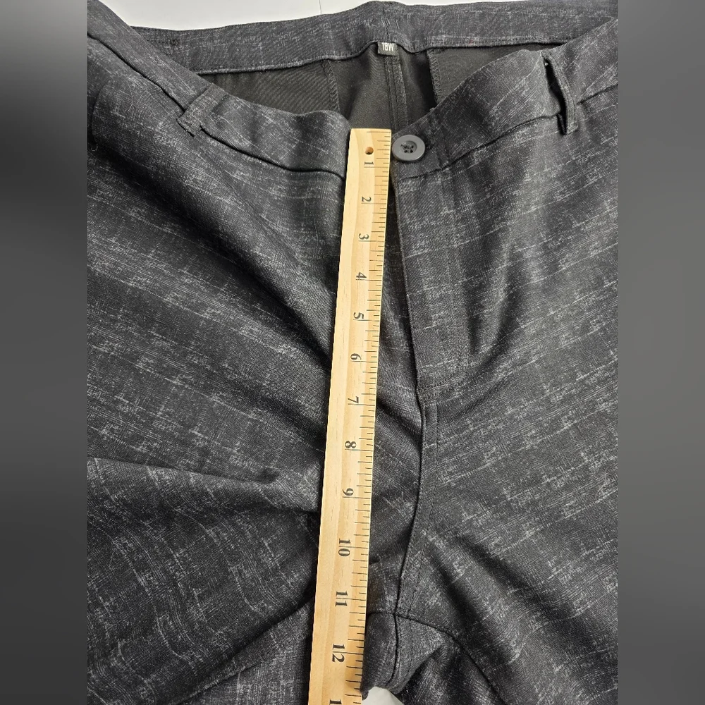 Kut from the Kloth 18W Charcoal Bootcut Trousers Fabric CV-2165